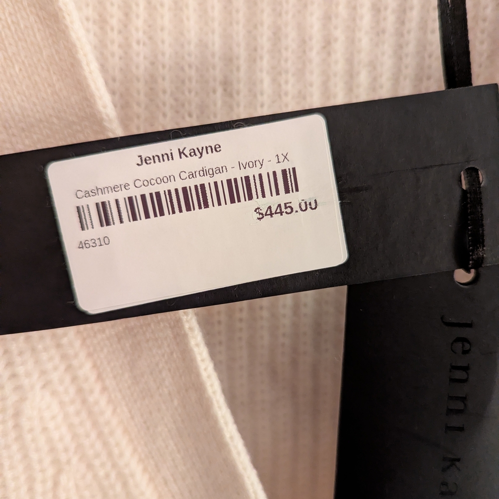 Jenni Kayne Ivory Cashmere Cocoon Cardigan - Picture 9 of 12